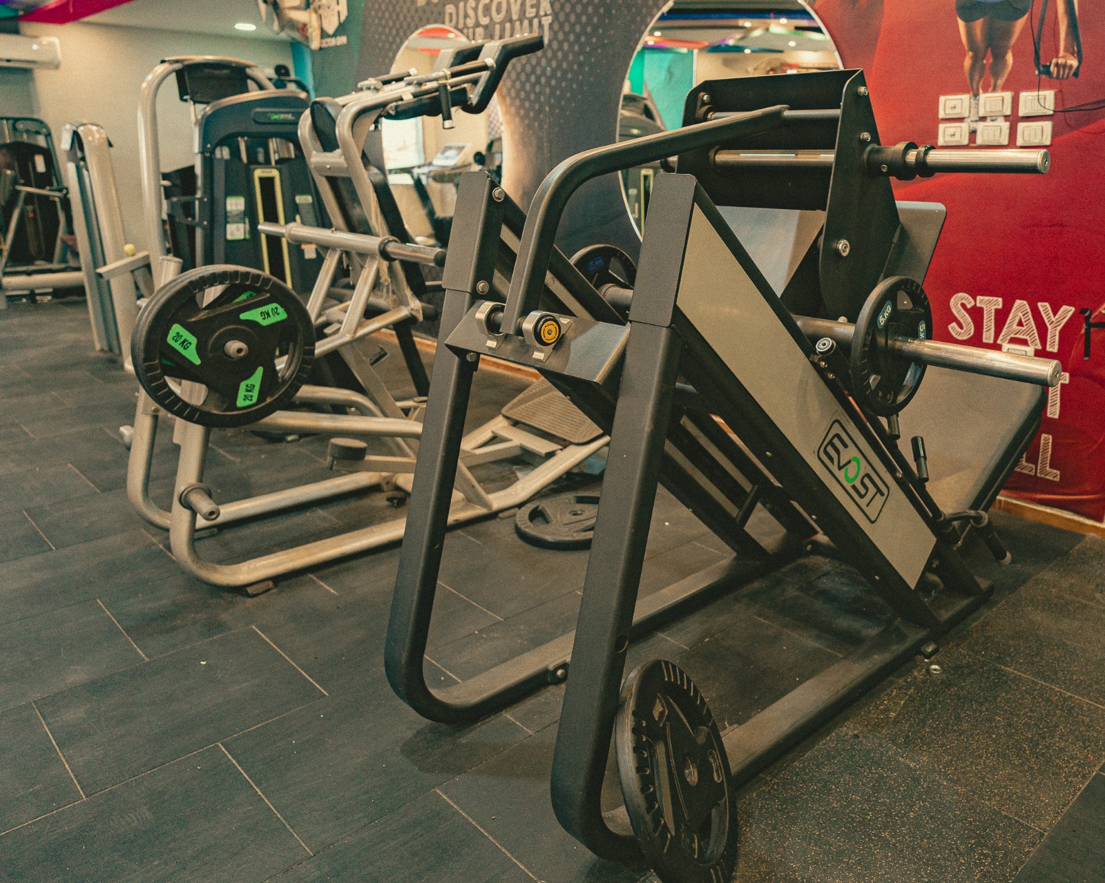 Cardio equipment area at Dr Gym