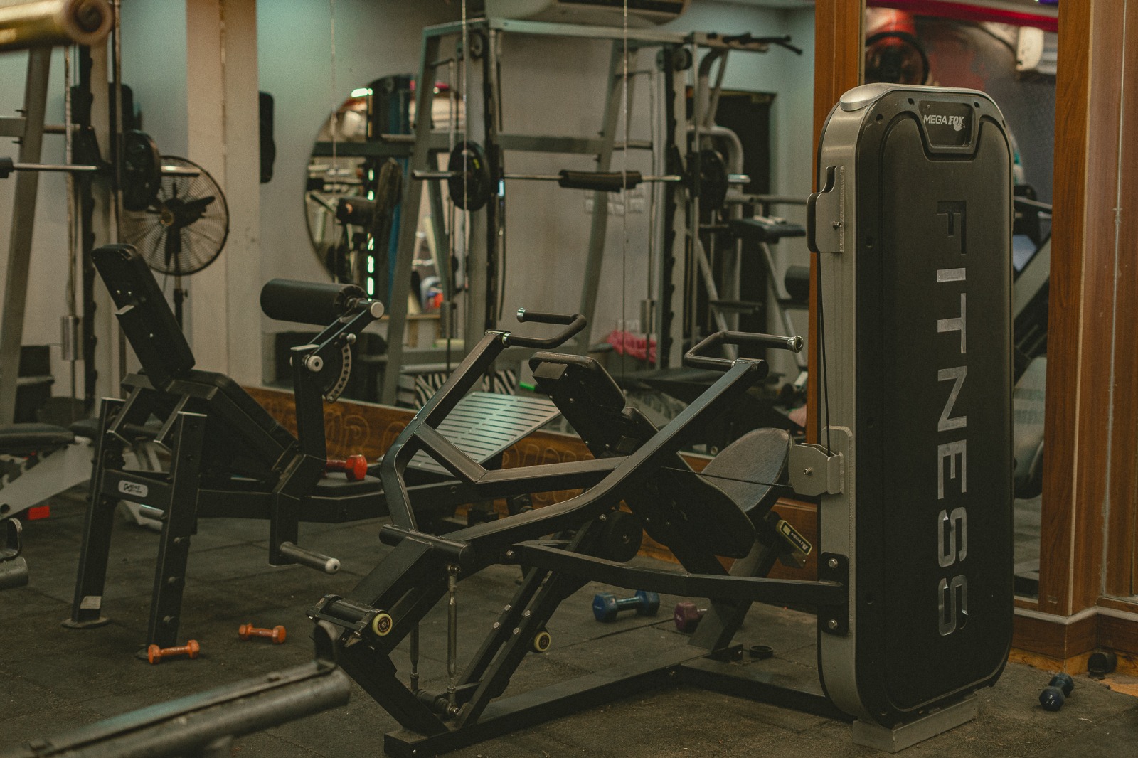 Clean and modern gym environment